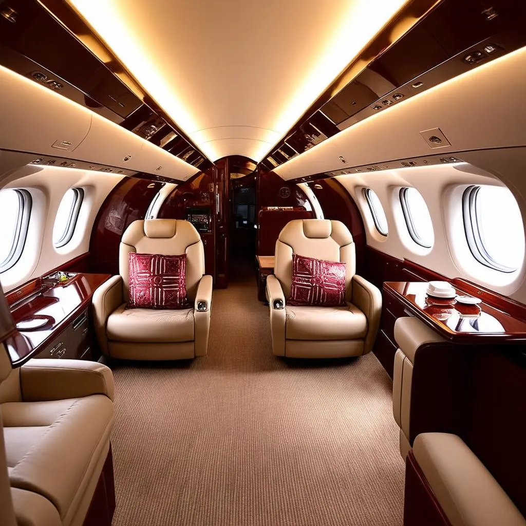 Taylor Swift's private jet interior