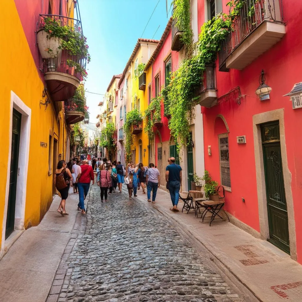 Colorful buildings in Old San Juan