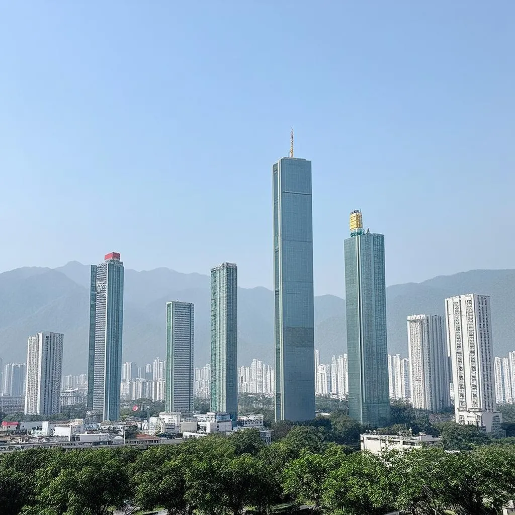 Pyongyang Skyline