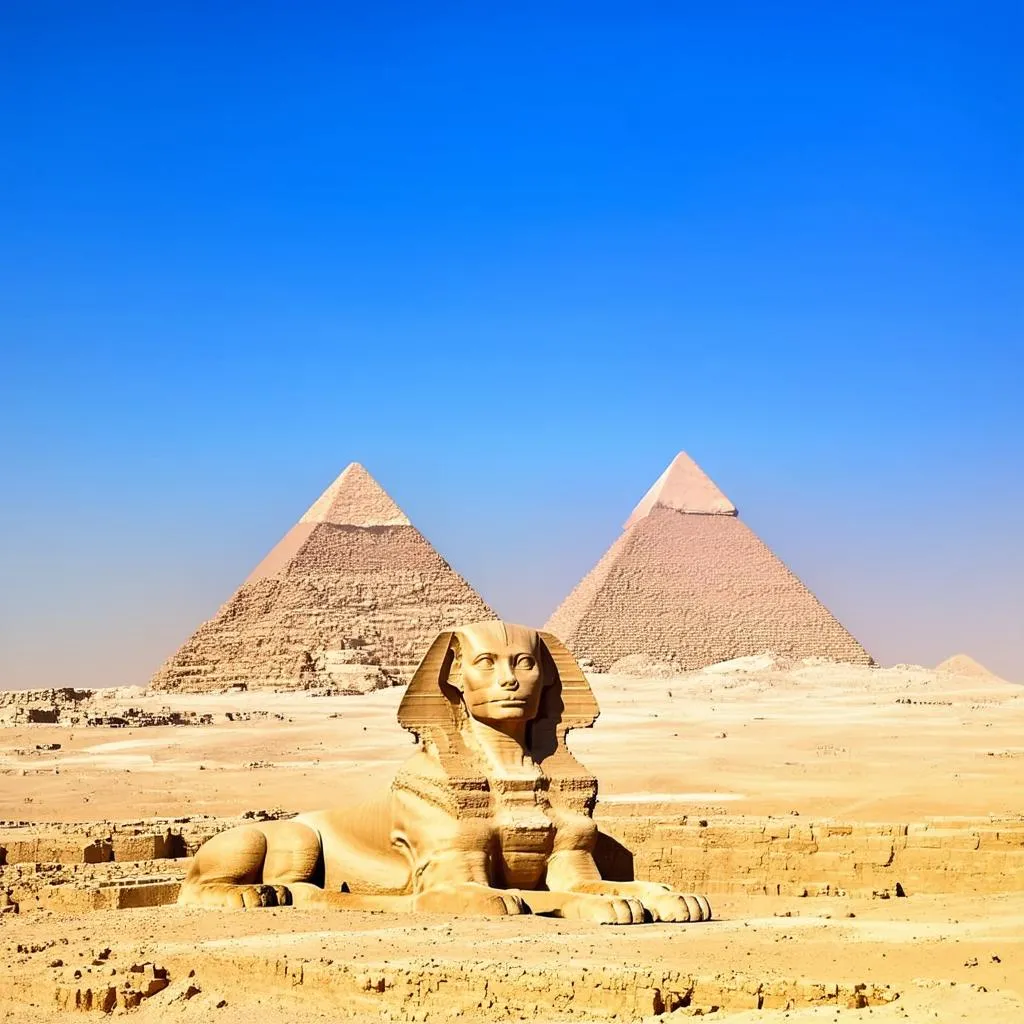 Majestic Pyramids of Giza