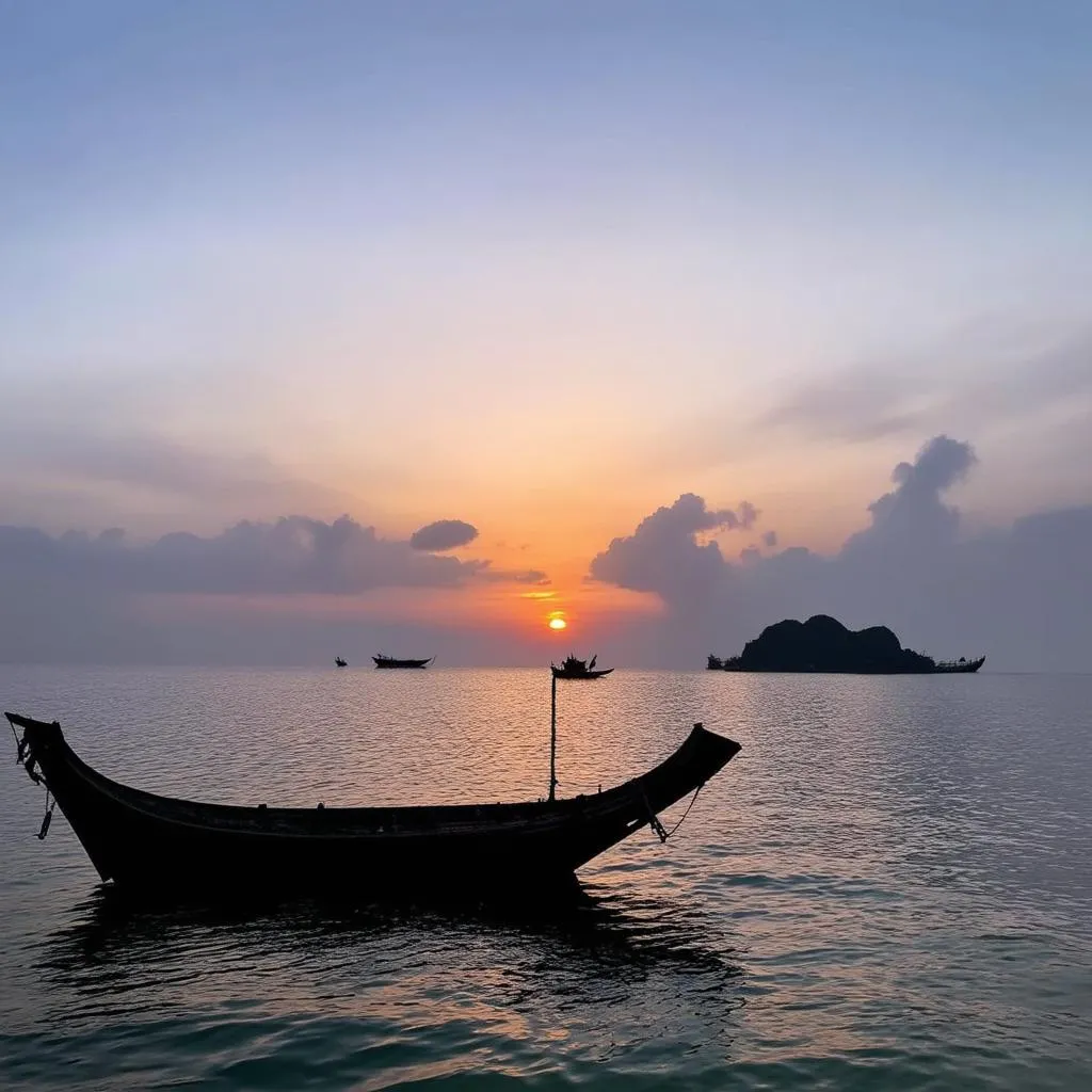 Quan Lan Island Sunset