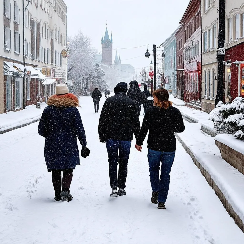 Quebec City Winter