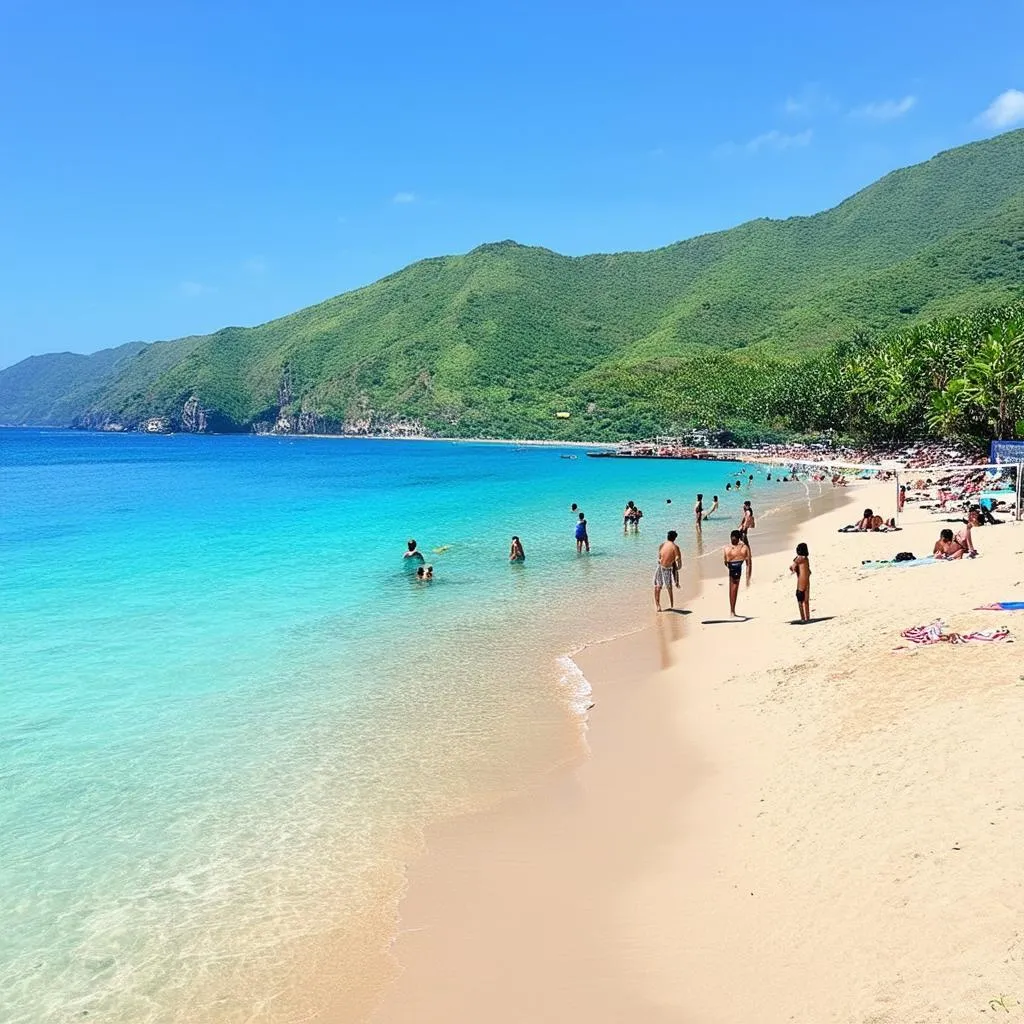 Quy Nhon beach scene