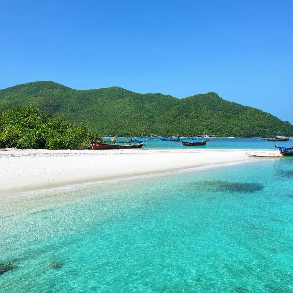 pristine beach