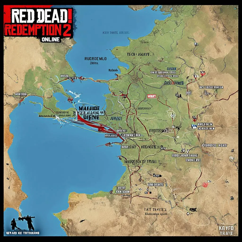 Red Dead Redemption 2 Online map