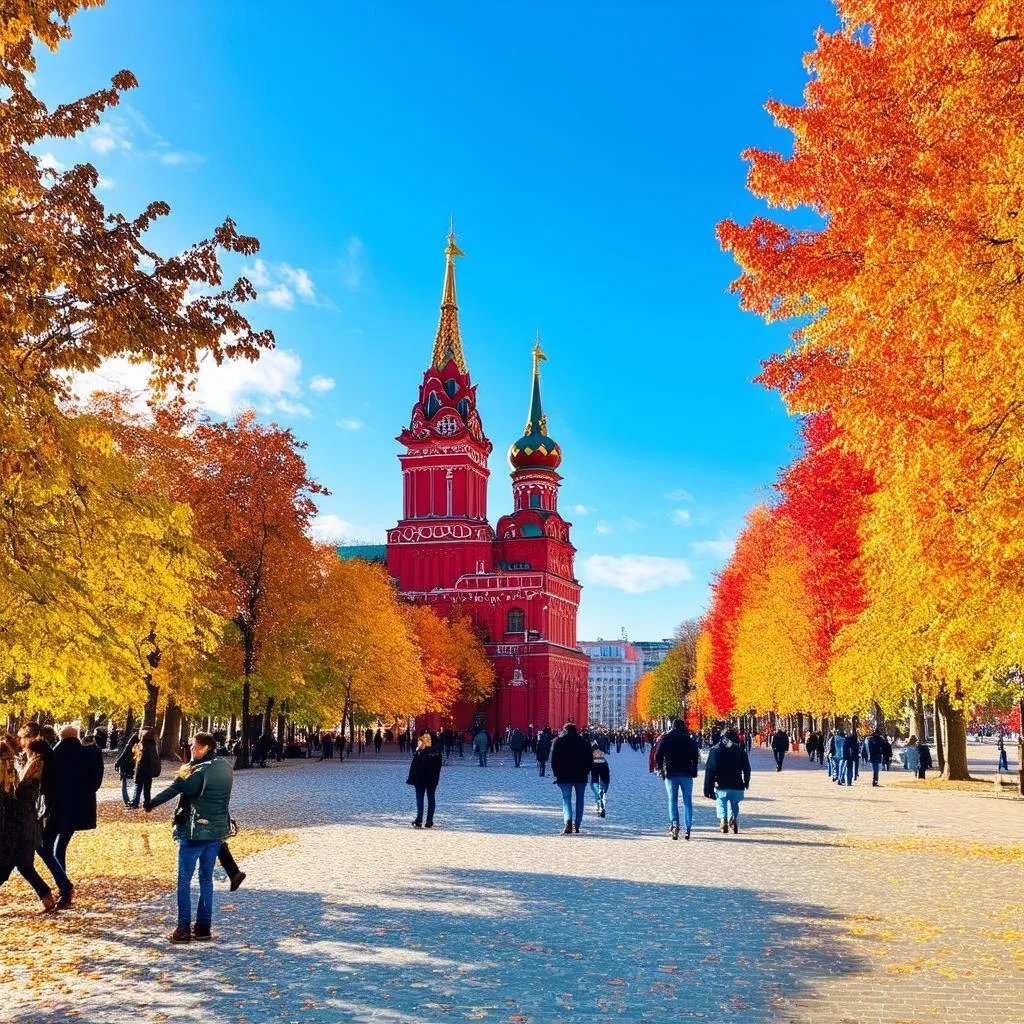 Red Square in Autumn