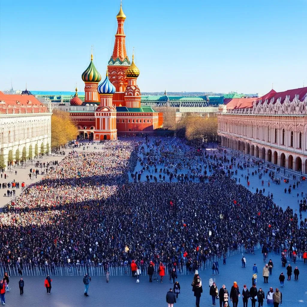 Red Square in Moscow, Russia