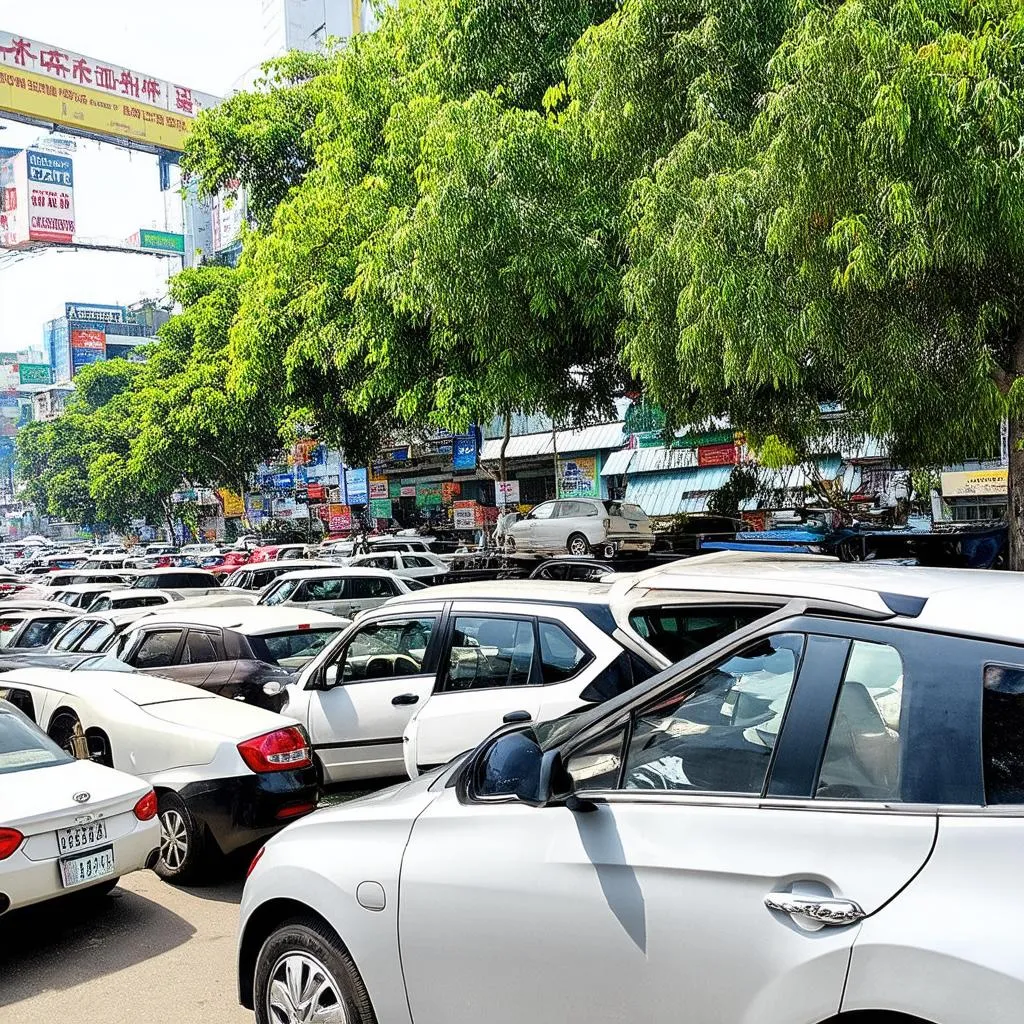 rental car lot ho chi minh city