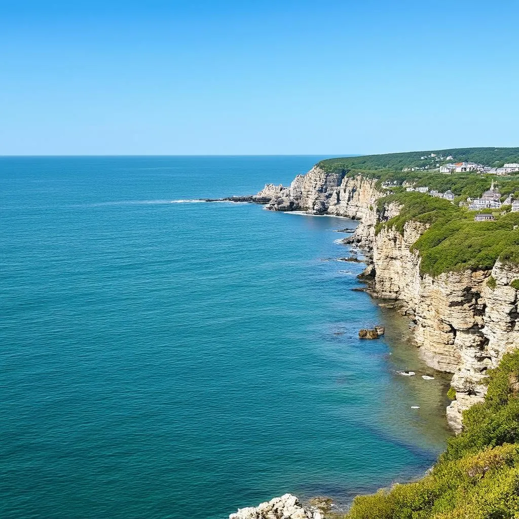 Scenic Rhode Island Coastline