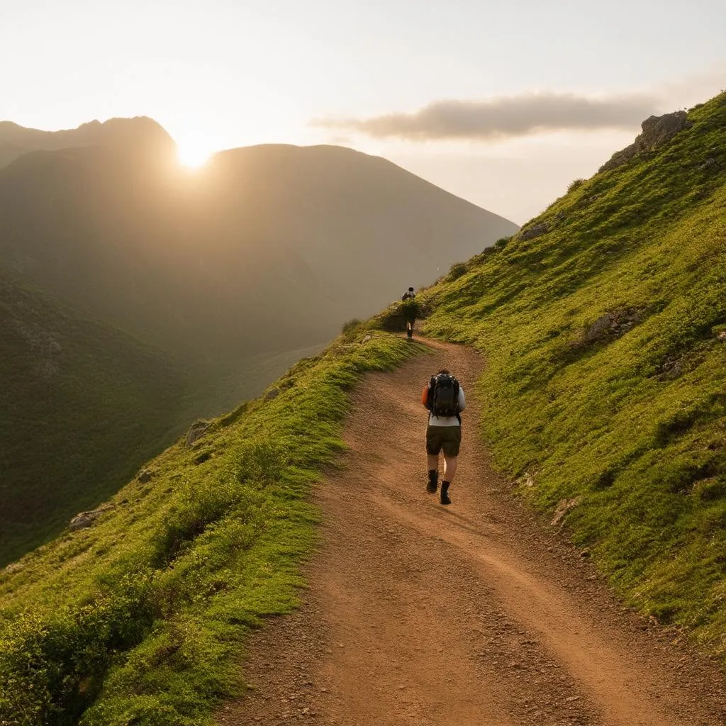 A Serene Mountain Path