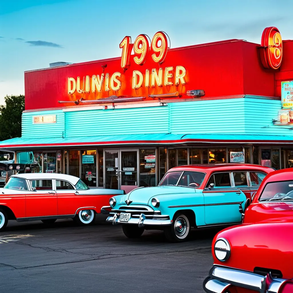 retro roadside diner