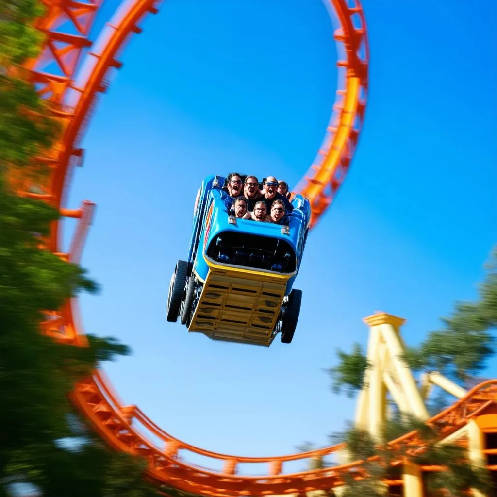 A Cart Travels Along a Frictionless Roller Coaster Track: A Physics-Inspired Adventure