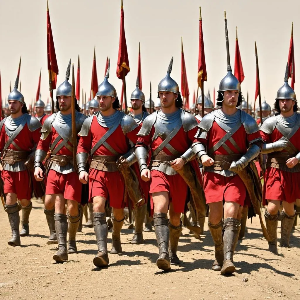 Roman Legion on the March