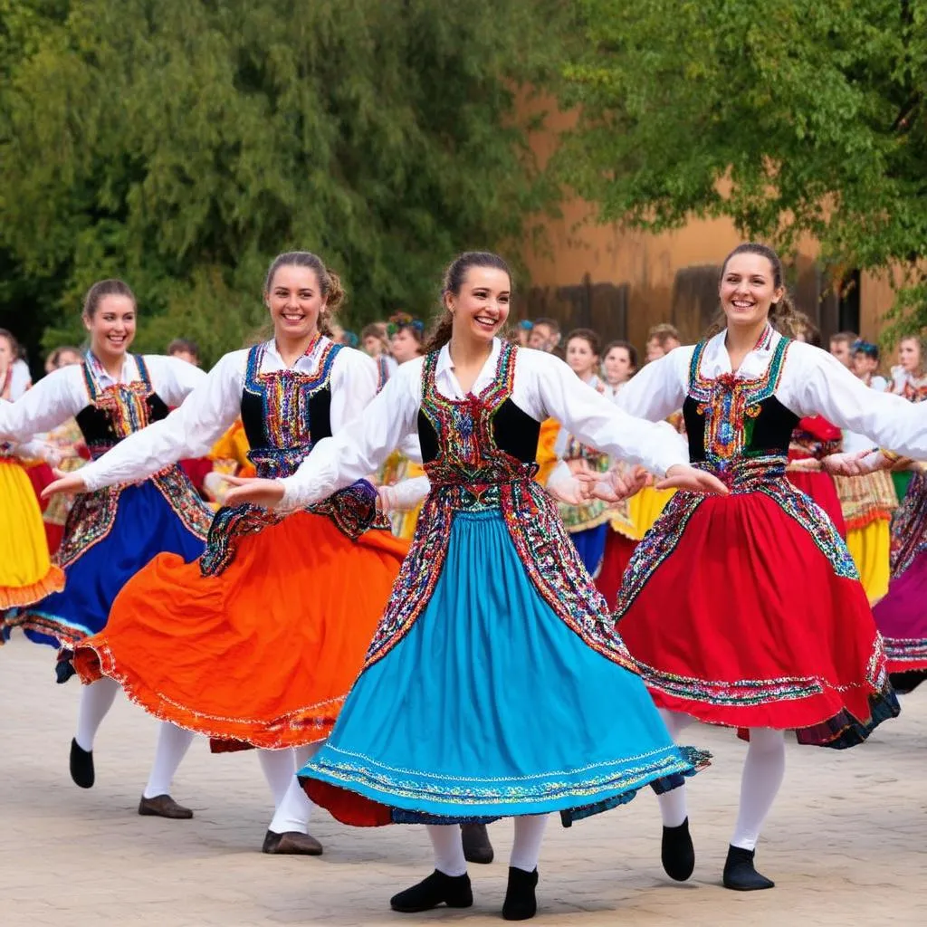 Romanian Folk Dancers