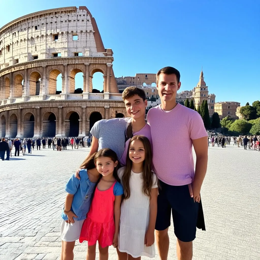 Family vacation in Rome