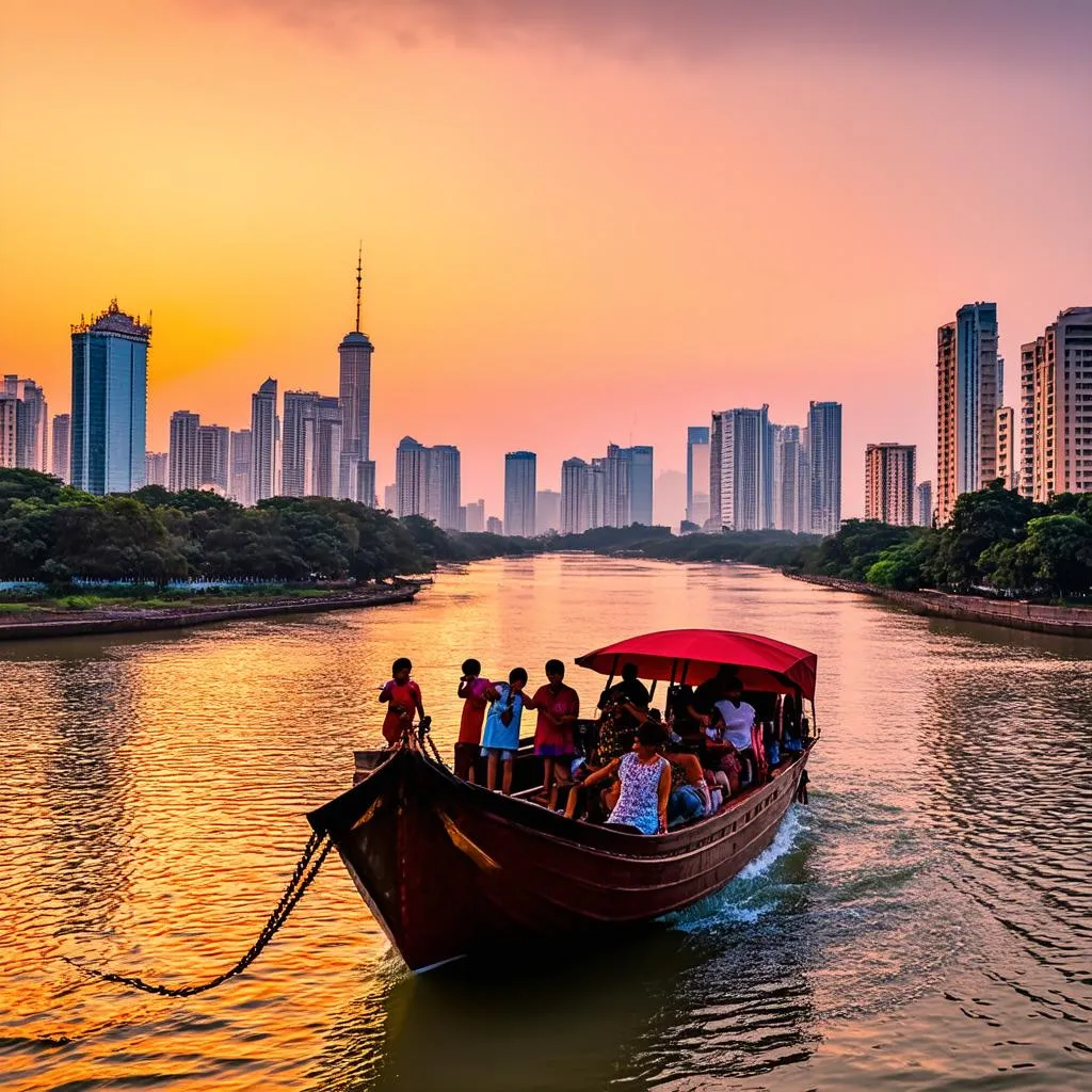 Saigon River Cruise at Sunset