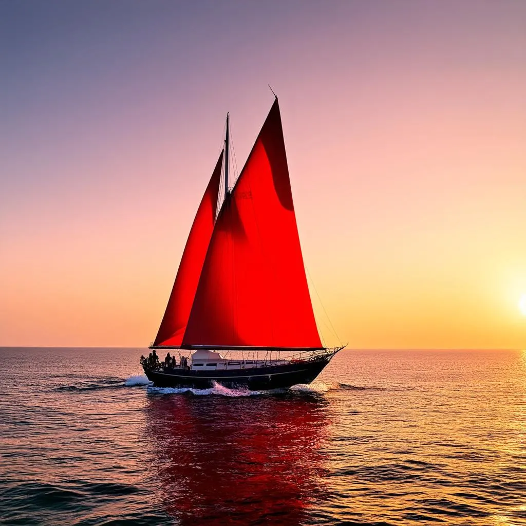 Sailboat at Sunset