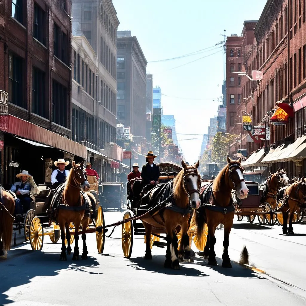 San Francisco in the 1860s