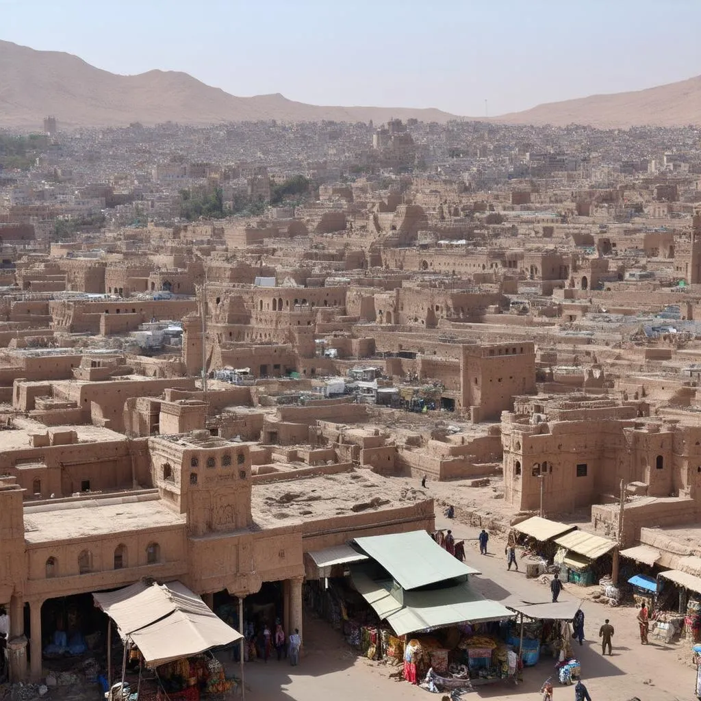 Ancient architecture in Sana'a