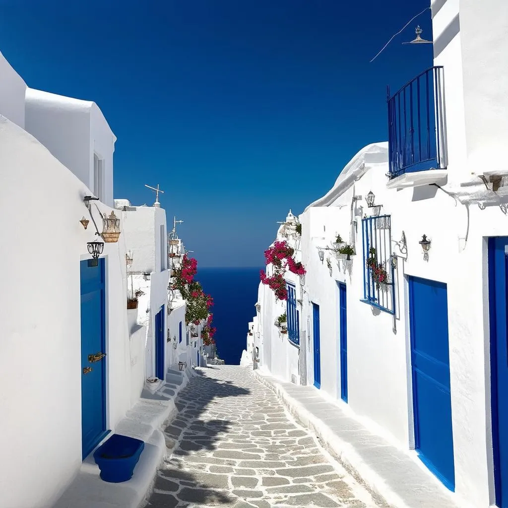 Oia Santorini Village