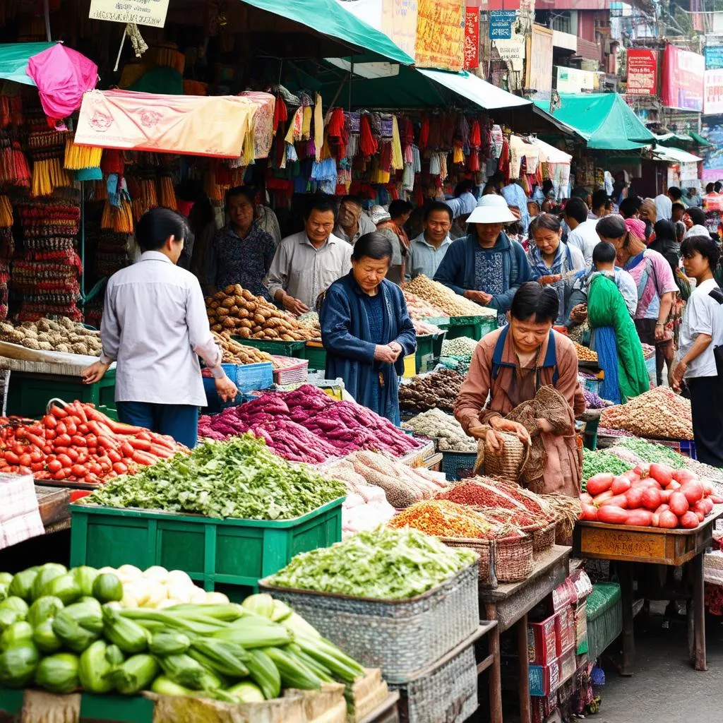 Vibrant Sapa Market