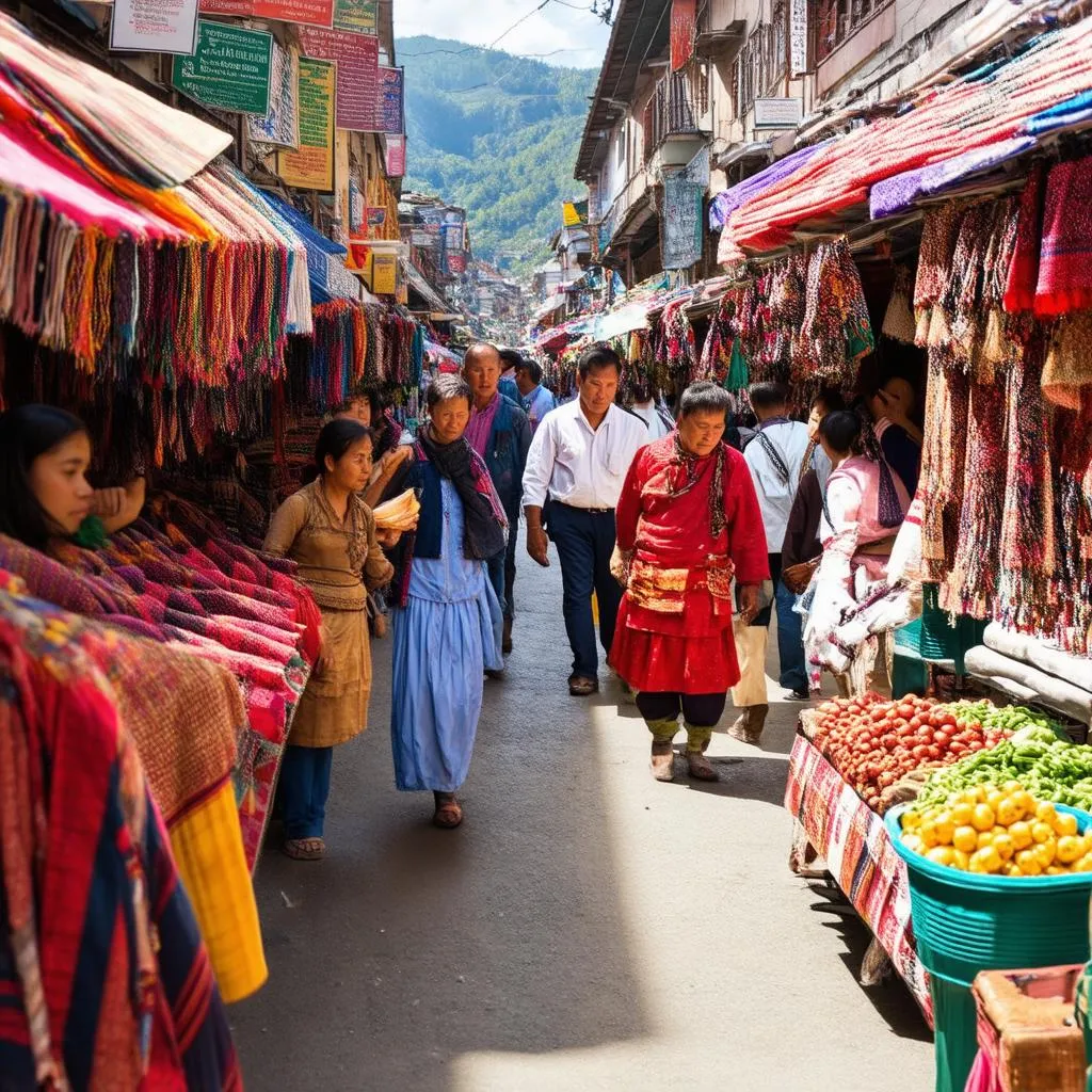 Local market in Sapa