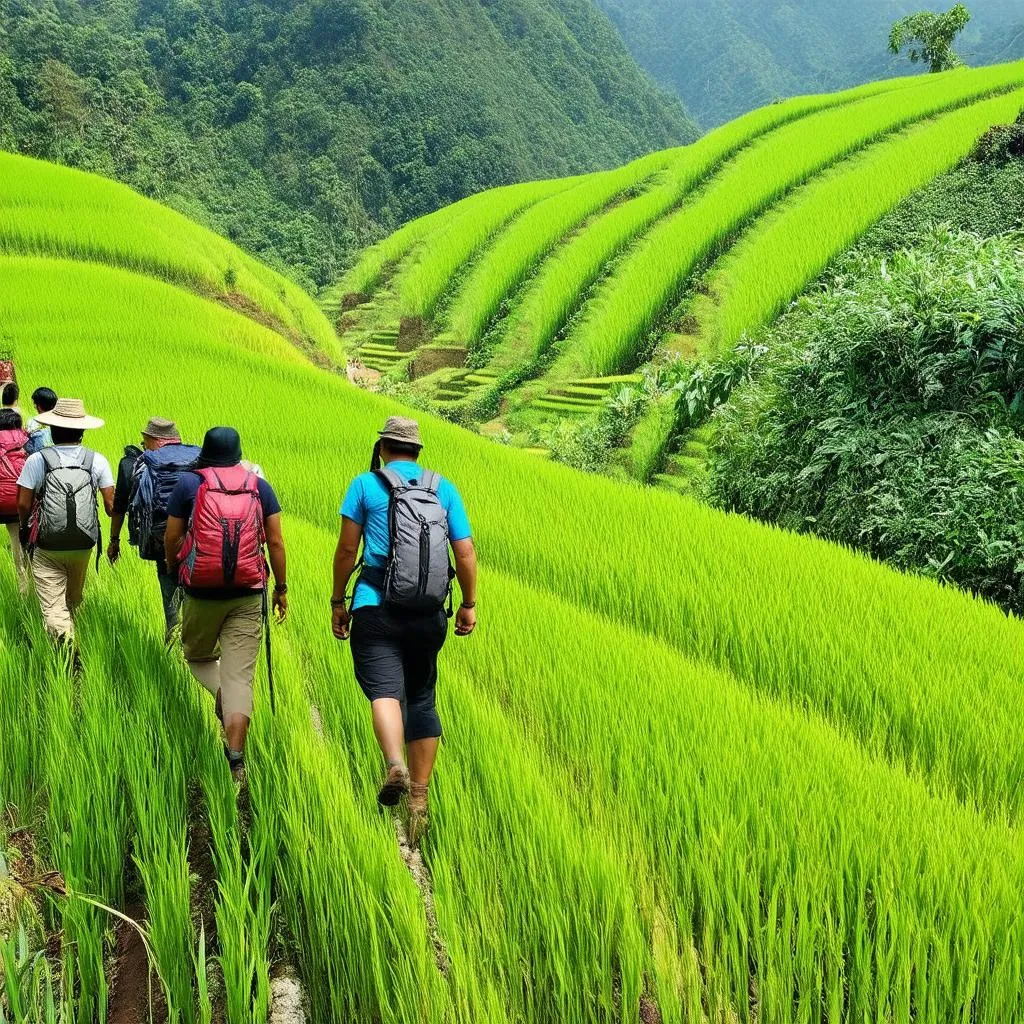 Trekking Sapa Rice Fields