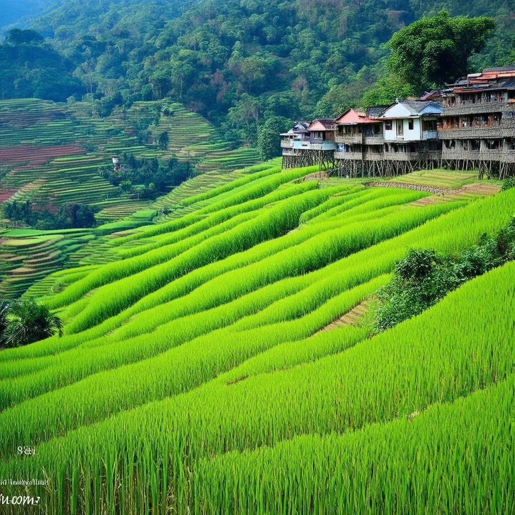 Rice terraces in Sapa