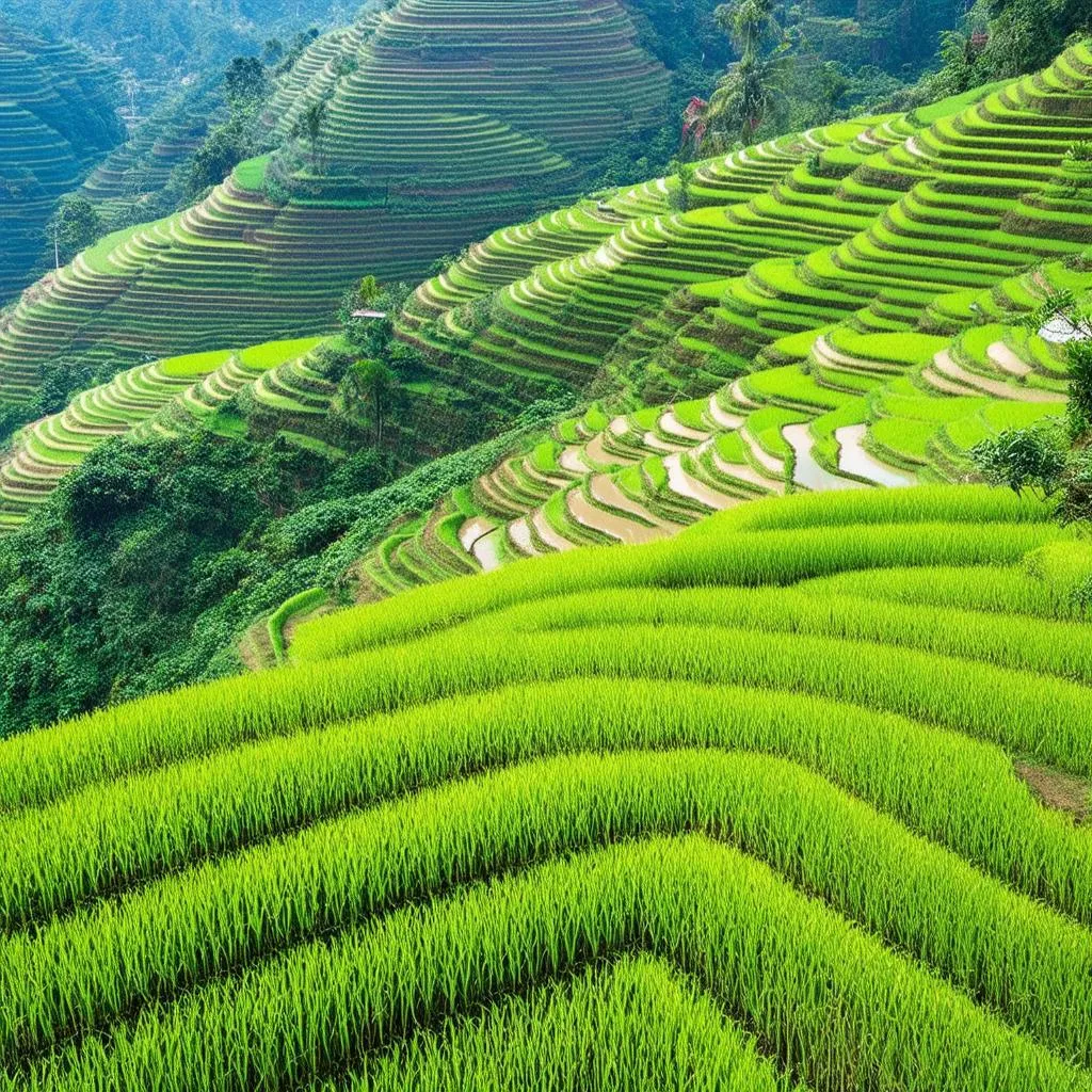 Rice Terraces in Sapa