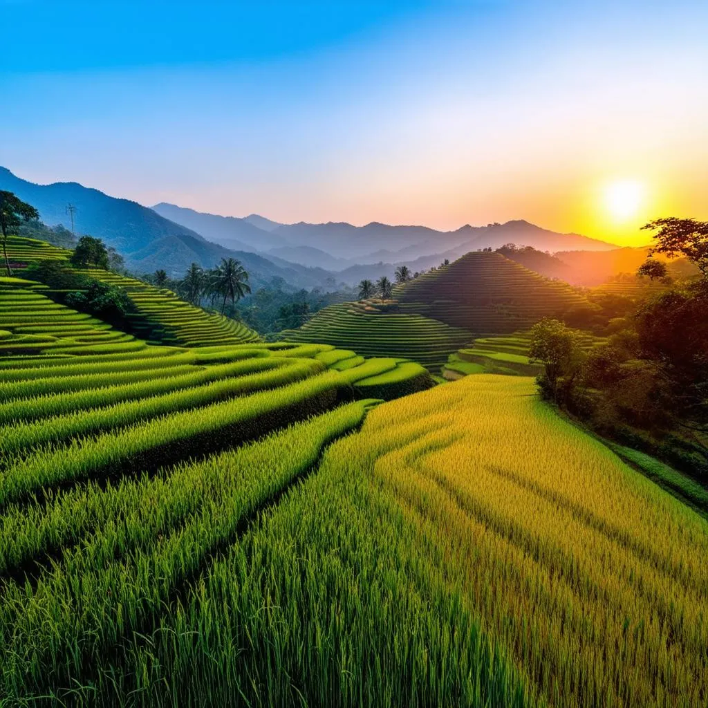 Sapa rice terraces