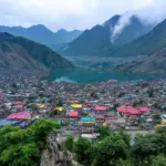 Sapa Town Skyline