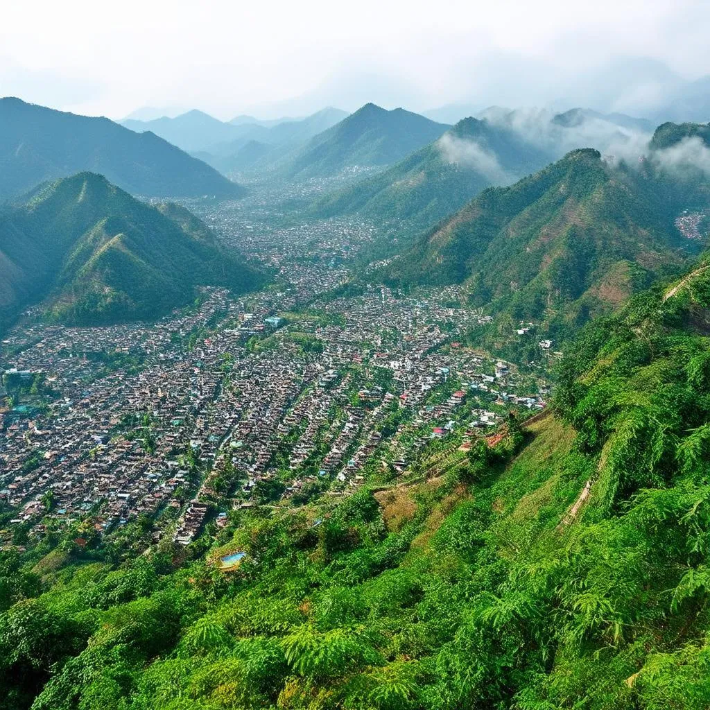 Sapa town view