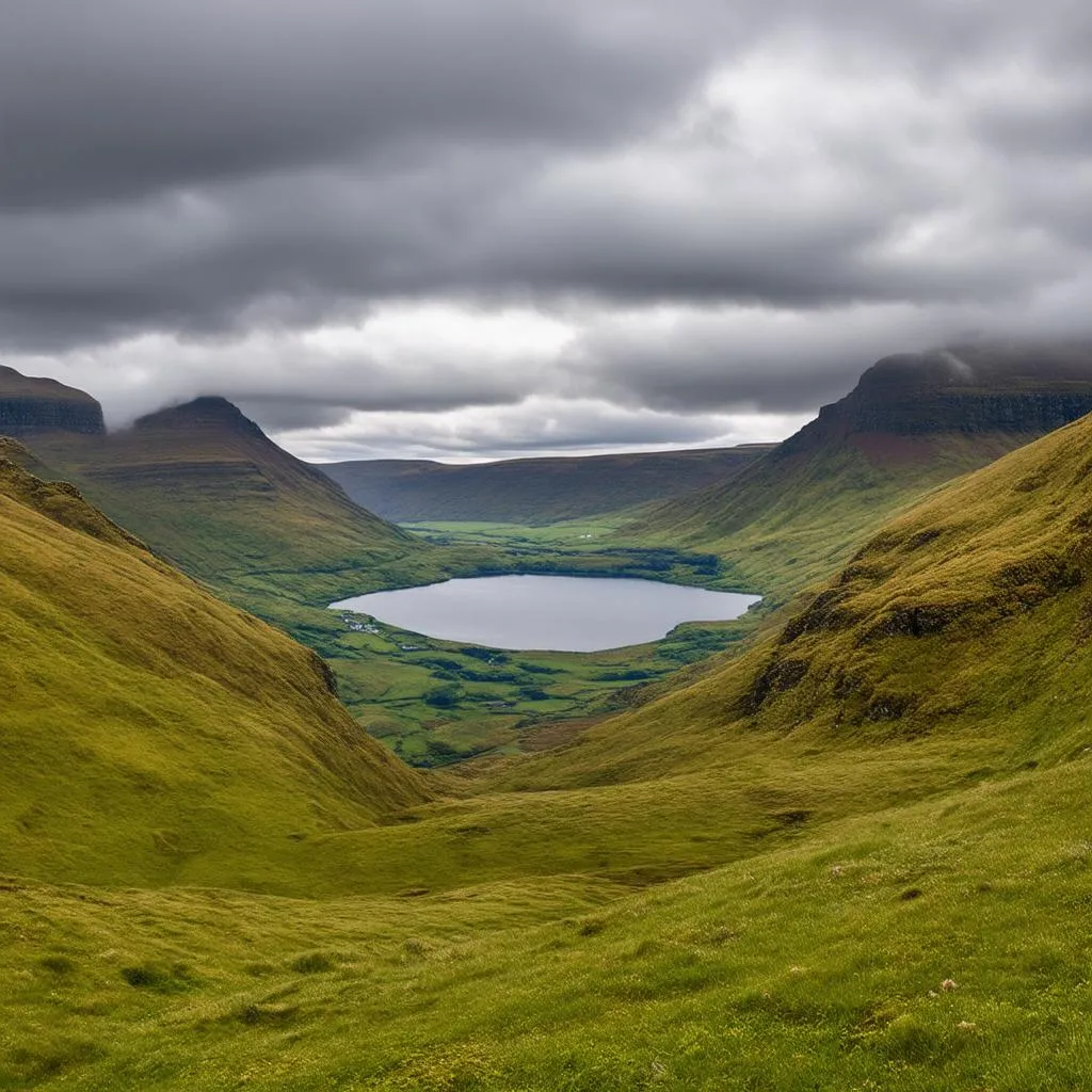 Scottish Highlands Landscape