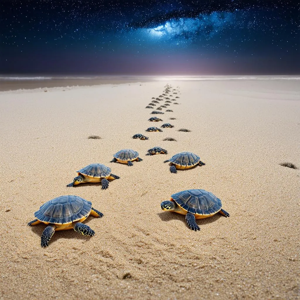 Sea Turtle Hatchlings