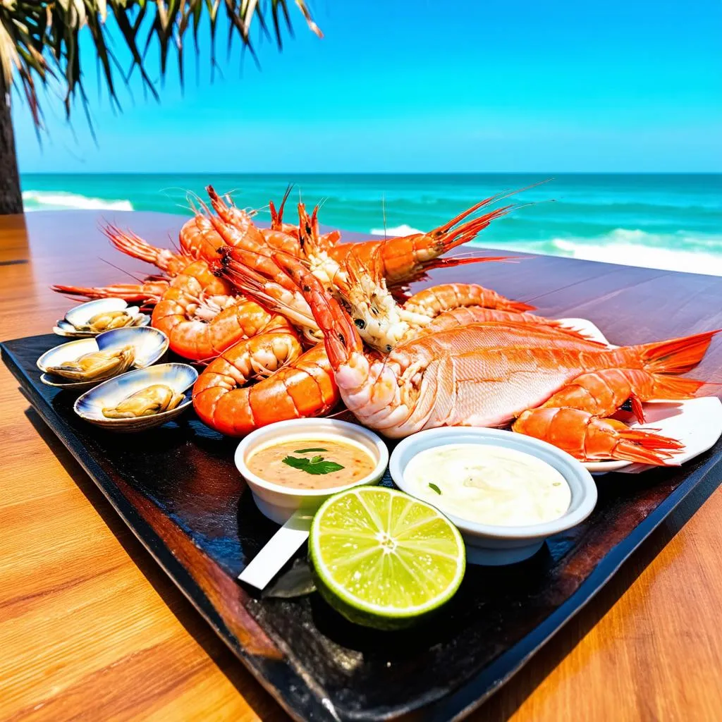 Seafood Platter in Mui Ne