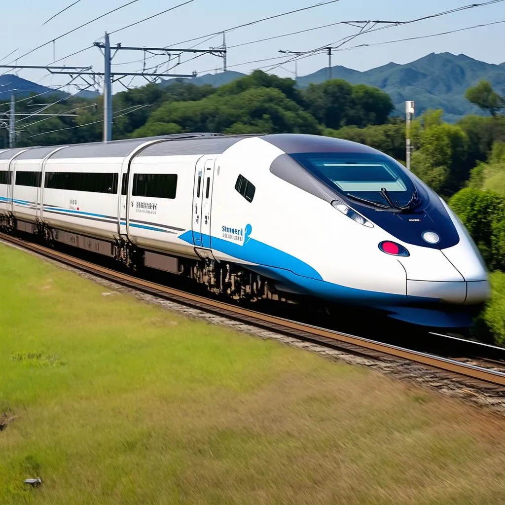 High-speed bullet train