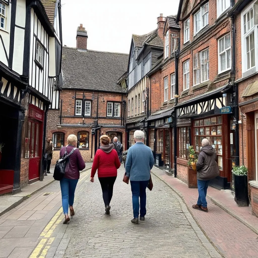 Shrewsbury walking tour