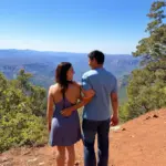 Couple Enjoying Scenic View