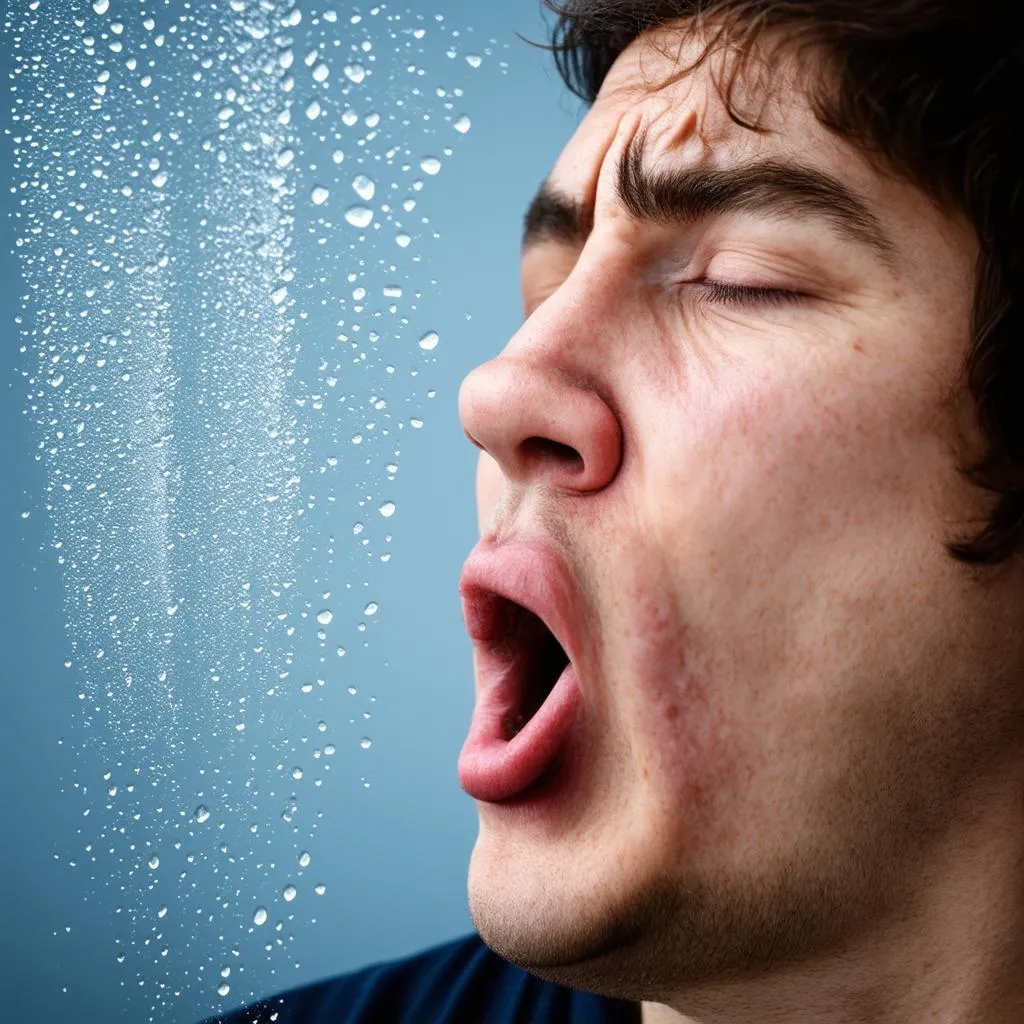 A Sneeze Travels How Far? Unmasking the Speed and Spread