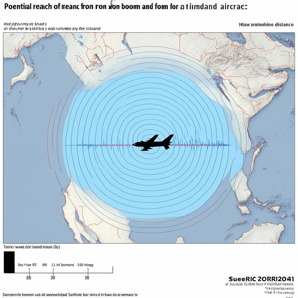 Sonic Boom Travel Distance Map