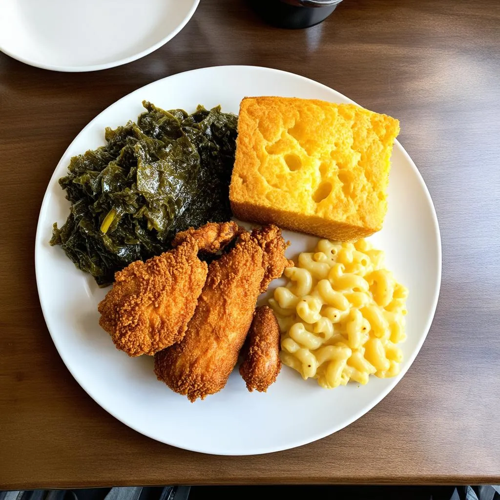  A plate of classic Southern Food