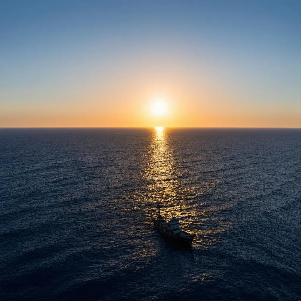 Sunrise over the Southern Ocean