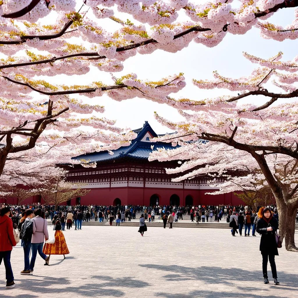 Spring in South Korea