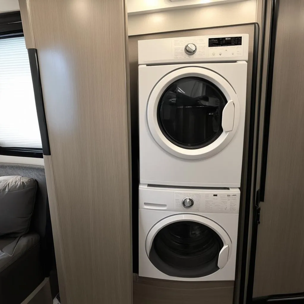 Stackable Washer Dryer in RV