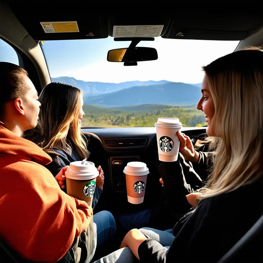 Coffee Traveler on a Road Trip