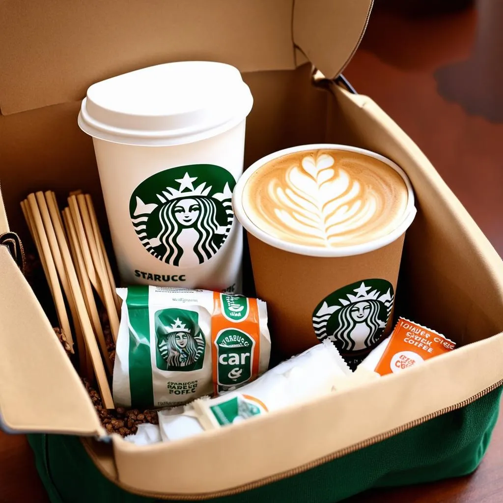 Starbucks Coffee Traveler Contents