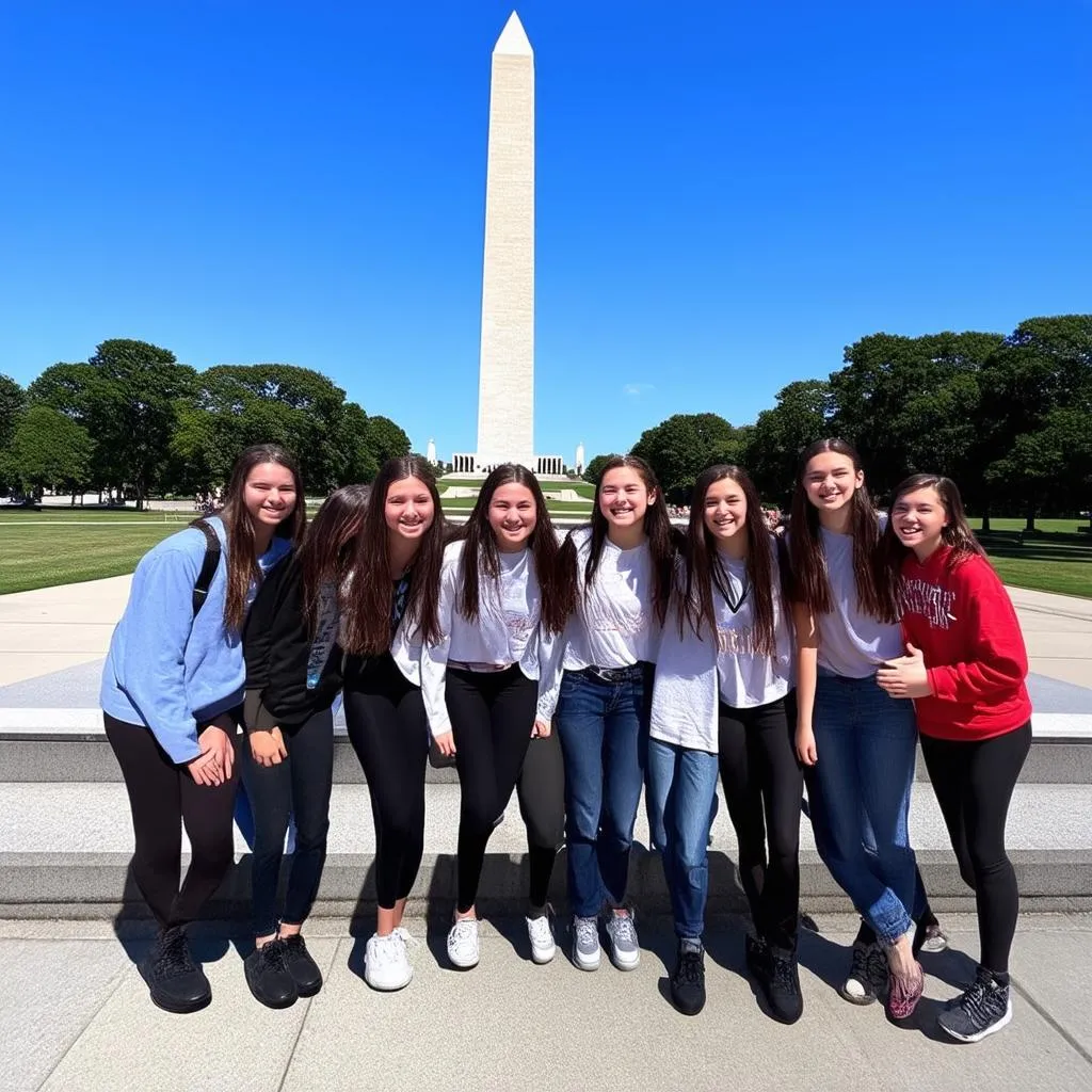 Students Exploring Washington D.C.