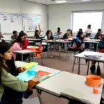 Tourism Students in Classroom