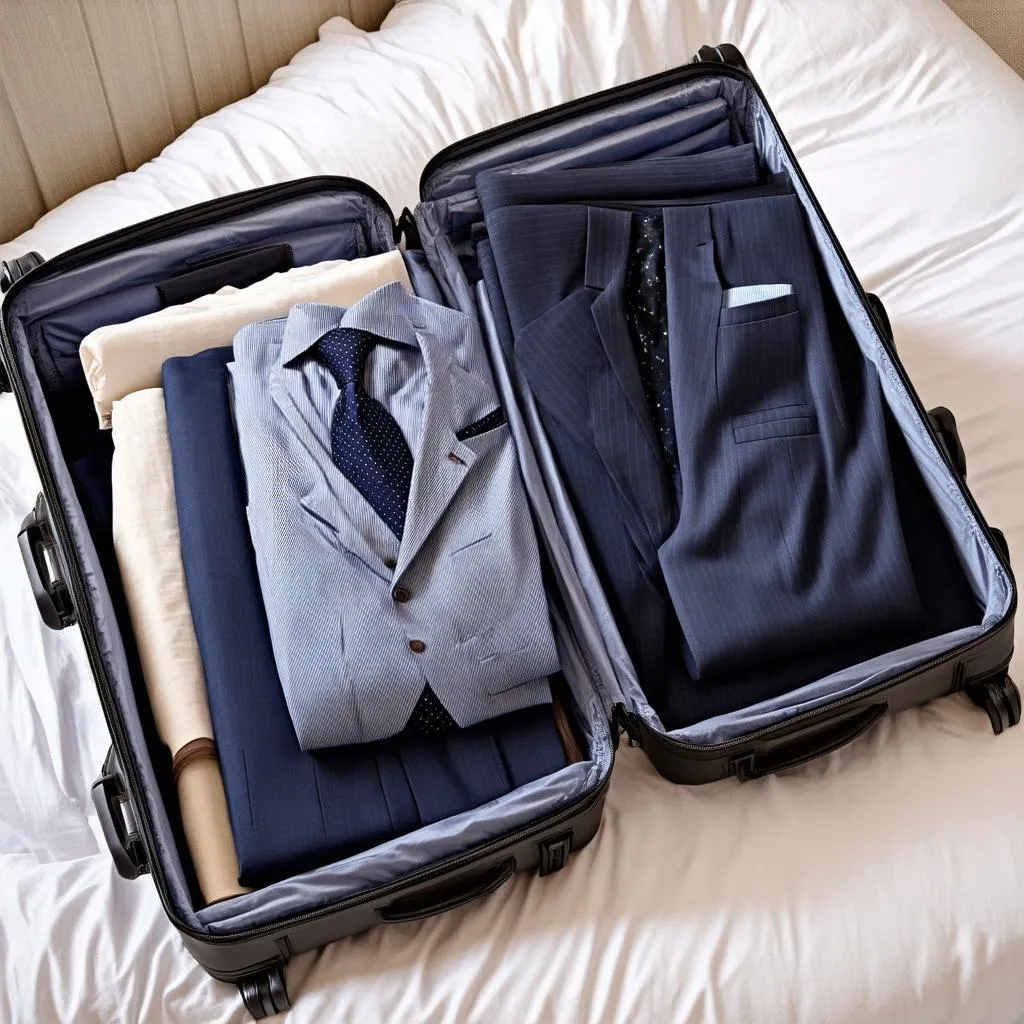 suitcase packing