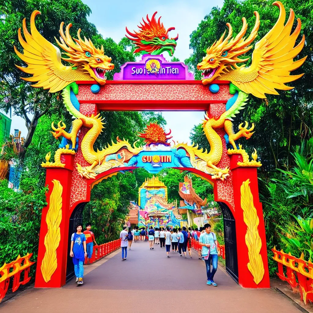 Suoi Tien Theme Park Entrance